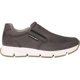 Gabor - Heren Sneakers - Grijs - Nubuck - Textiel - Slip-on Ontwerp