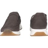 Gabor - Heren Sneakers - Grijs - Nubuck - Textiel - Slip-on Ontwerp