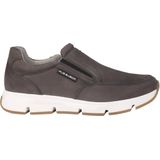 Gabor - Heren Sneakers - Grijs - Nubuck - Textiel - Slip-on Ontwerp