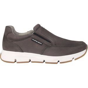 Gabor - Heren Sneakers - Grijs - Nubuck - Textiel - Slip-on Ontwerp