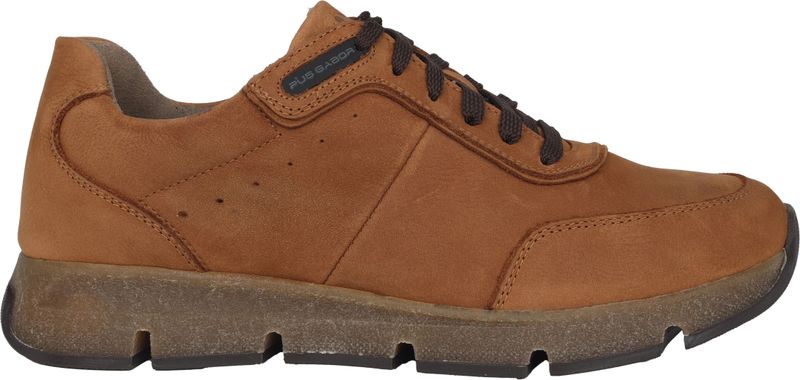 Pius Gabor - 1022.11.07 - Heren Sneaker - Bruin - Gecertificeerd Leer - Middenzool van Kurk