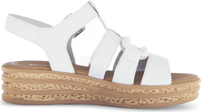 Gabor - Dames Sandalen - Wit - Leer