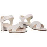 Gabor - Hoge Hak Sandalen - Grijs - Metallic Leer - Open Teen