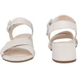 Gabor - Hoge Hak Sandalen - Grijs - Metallic Leer - Open Teen