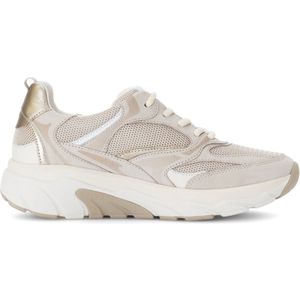 Gabor - Rolling Walking Sneaker - Beige - Nubuck - Textiel