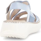 Gabor - Trendy Sandaal - Blauw - Leer