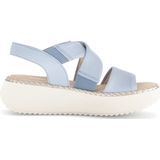 Gabor - Trendy Sandaal - Blauw - Leer