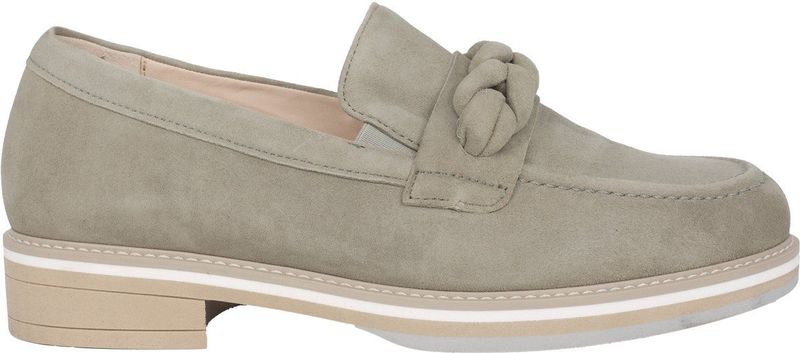 Gabor 22.462.11 - Dames Instapper - Groen - Suède - Comfortabele Loafer