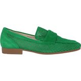 Gabor - Dames Loafer - Groen - Suède - Slip-on Sluiting
