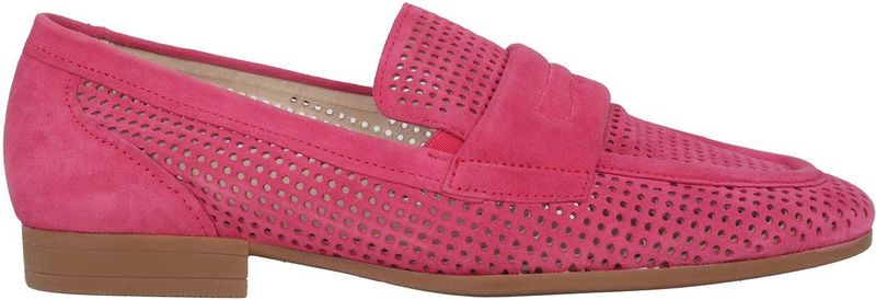Gabor - Dames - Loafers - Roze - Suède - Elastische Sluiting