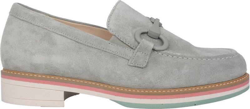 Gabor - Dames Loafer - Groen - Suède - Slip-on Sluiting