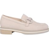 Gabor - Beige Loafers - Nubuck - Elastische Sluiting - Comfortabele Pasvorm