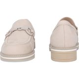 Gabor - Beige Loafers - Nubuck - Elastische Sluiting - Comfortabele Pasvorm