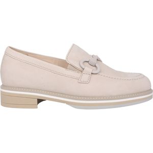 Gabor - Loafers - Beige - Nubuck - Elastische Sluiting