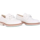 Gabor - Damesloafers - Wit - Leer - Slip-on Sluiting - Verwijderbaar Voetbed