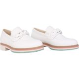 Gabor - Damesloafers - Wit - Leer - Slip-on Sluiting - Verwijderbaar Voetbed