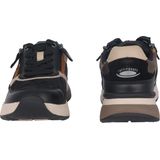 Gabor - 56.847.65 - Dames Rollende Wandelsneaker - Zwart - Textiel