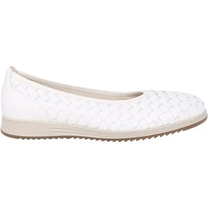 Gabor - Ballerina's - Wit - Leer