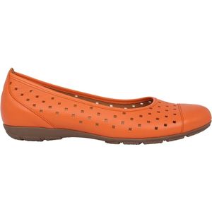 Gabor - 44.169.25 - Dames Ballerina - Oranje - Leer