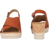 Gabor - 62.831.49 - Dames Sandaal - Bruin - Nubuck Leer - Gespsluiting