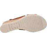 Gabor - 62.831.49 - Dames Sandaal - Bruin - Nubuck Leer - Gespsluiting