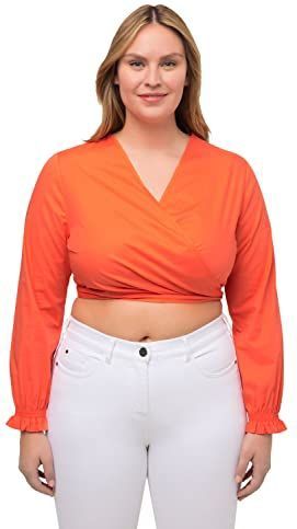 Ulla Popken Blouse  donkeroranje