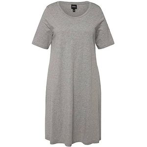 Ulla Popken Jersey-jurk voor dames, zwart, 42-44