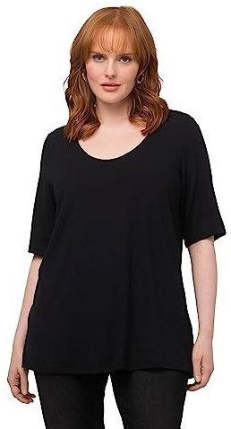 Ulla Popken Shirt  zwart