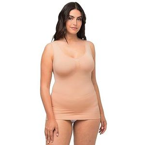 Ulla Popken Shaping Top voor dames, champagne, 62-64 Große Größen