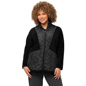 Ulla Popken Sweatvest  grijs / zwart