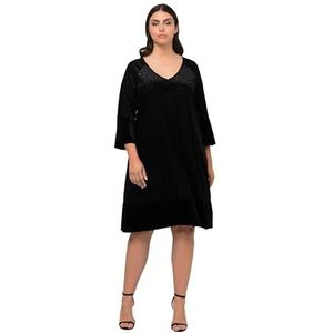 Ulla Popken dames jurken, zwart, 42-44 Grote maten