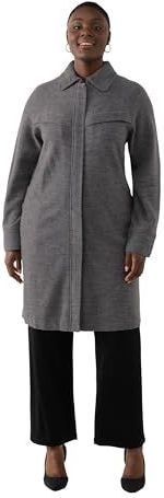 Ulla Popken - Tussenjas - Donkergrijs - Blouson - Licht Gevoerd