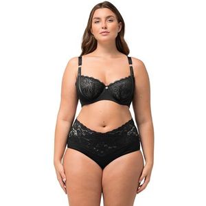 Ulla Popken Bra, veters, bandjes voor dames, SCHWARZ, 100C