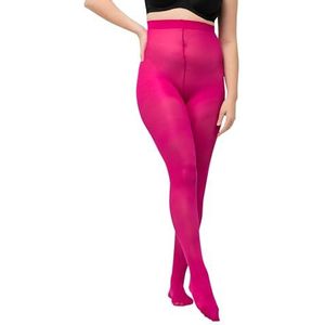 Ulla Popken, Dames, grote maten, Essential microvezel panty, 60 denier, lila, 48-50