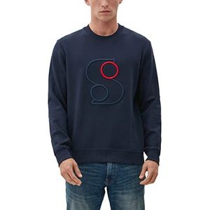 s.Oliver Sweat à manches longues pour homme, bleu, 3XL