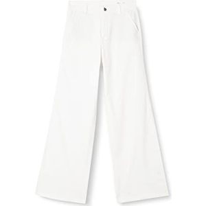 s.Oliver Dames Suri wijde pijpen jeans, wit, 12, Wit, 64