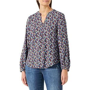 s.Oliver - Blouse - Blauw - Damesblouse met Lange Mouwen