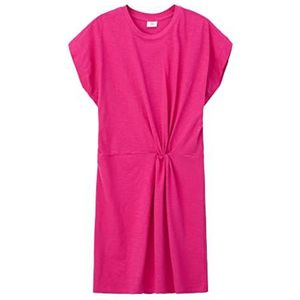 s.Oliver Junior Girls jurk met knoopdetail, roze, 152, roze, 152 cm