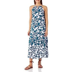 s.Oliver BLACK LABEL dames midi jurk, Blue Green, 38