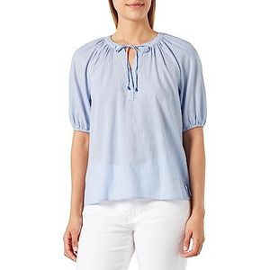 s.Oliver Damesblouse met korte mouwen, blauw, 42