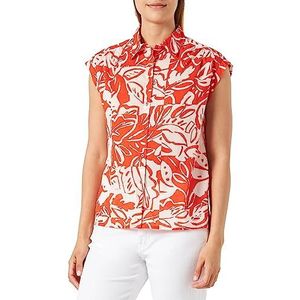 s.Oliver dames blouse korte mouwen, Orange, 40