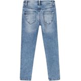 Jeans - Blauw - 5-Pocketsstijl - Normale Taillehoogte - Riemlussen