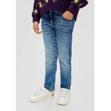 Jeans - Blauw - 5-Pocketsstijl - Normale Taillehoogte - Riemlussen