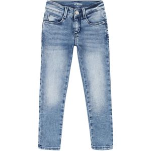 Jeans - Blauw - 5-Pocketsstijl - Normale Taillehoogte - Riemlussen