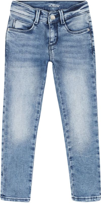Jeans - Blauw - 5-Pocketsstijl - Normale Taillehoogte - Riemlussen