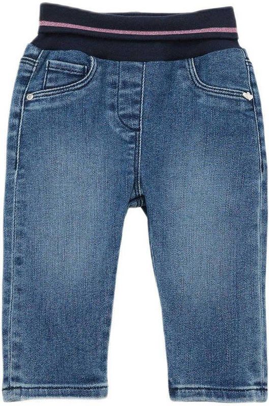 s.Oliver - Jeans - Stretchdenim - Blauw - Elastische Tailleband