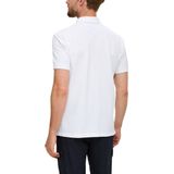 s.Oliver Kurzarmshirt Poloshirt aus Baumwollpiqué Logo