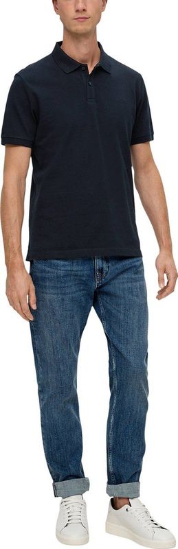 s.Oliver poloshirt heren, Donkerblauw