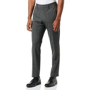 Pantalon - Geruit - Viscose - Ritssluiting - Regular Pasvorm