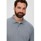 S.Oliver Big Size Regular Fit Polo Plus Size Grijs